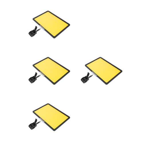 4Sets Practical ABS Price Display Tag Board with Clip for Supermarkets 2