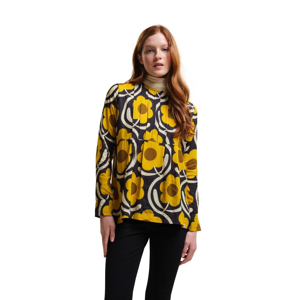 Regatta (14 Uk, Apple Blossom ) Womens/Ladies Orla Floral Lightweight Breathable Blouse Yellow