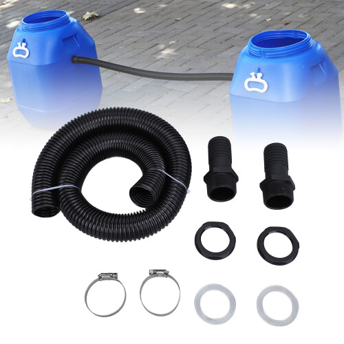 Eco Plastic Rain Barrel Hose Kit 39.4in 1