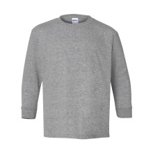 (XL, Sport Grey) Gildan Heavy Cotton Youth Long Sleeve T-Shirt