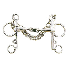 (4.5in, Silver) Lorina French Link Pelham