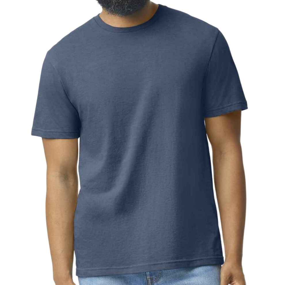 Gildan (Xxl, Navy Mist) Mens Softstyle Cvc T-Shirt