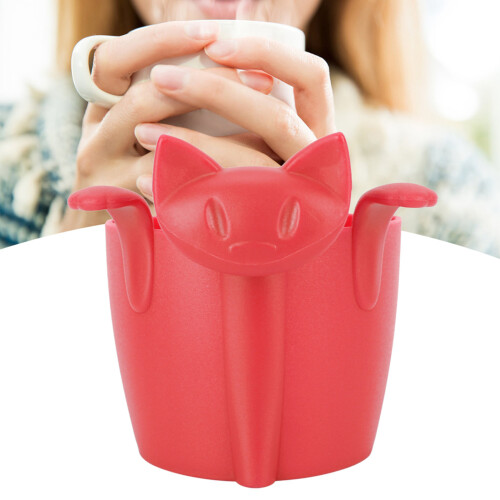 Charming Cat Teapot Strainer for Work