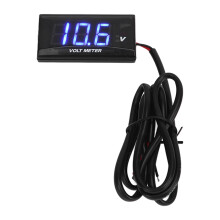 Waterproof Ultra Thin Motorcycle Voltmeter