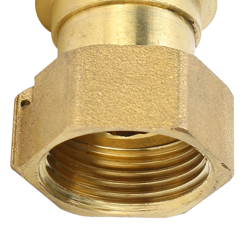 Brass Check Valve 1-Way Backflow Prevention 15mm