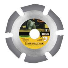 Holztrennscheiben für Winkelschleifer, 125 x 22 mm, 6 Zähne