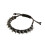 Punk Dark Style Dragon Bone Woven Adjustable Bracelet-Black 1