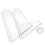 Acrylic Shower Corner Splash Guards 2 Pack 9