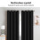 Marlow 2x Thermal Blackout Eyelet 46x54 Black 6