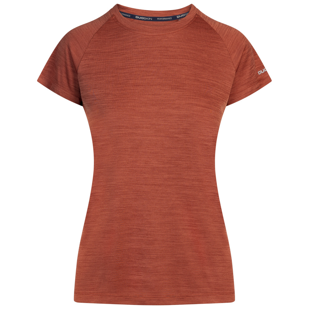 Trespass (8, Burnt Sienna Marl) Womens Active Top Quick Dry - Vickland