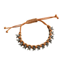 Versatile Adjustable Woven Bracelet Dragon Bone Designs-brown