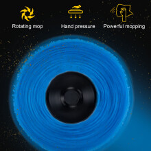 Silver Gray Robot Mop with Intelligent Spray