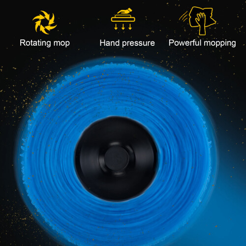 Silver Gray Robot Mop with Intelligent Spray