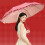 Lovely Checker Patterned Umbrella Lace Trim Sunshade For-Green 5