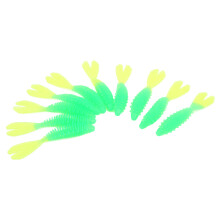 Silicone Soft Lures 10 Pack Double Tails