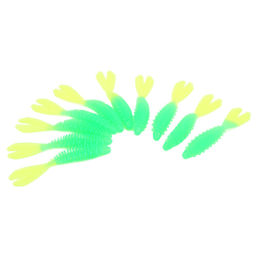 Silicone Soft Lures 10 Pack Double Tails