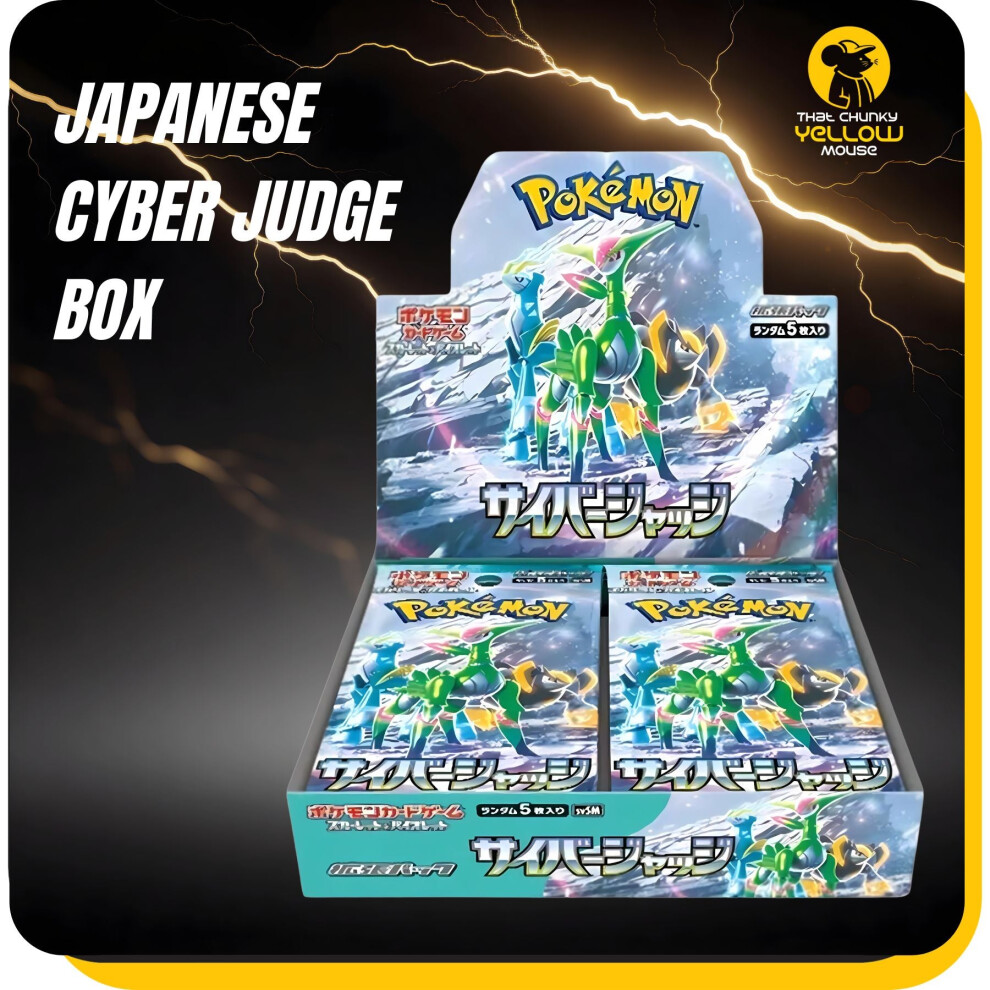 Pokémon Pokemon Temporal Forces - Cyber Judge Japanese Booster Box - No Shrink