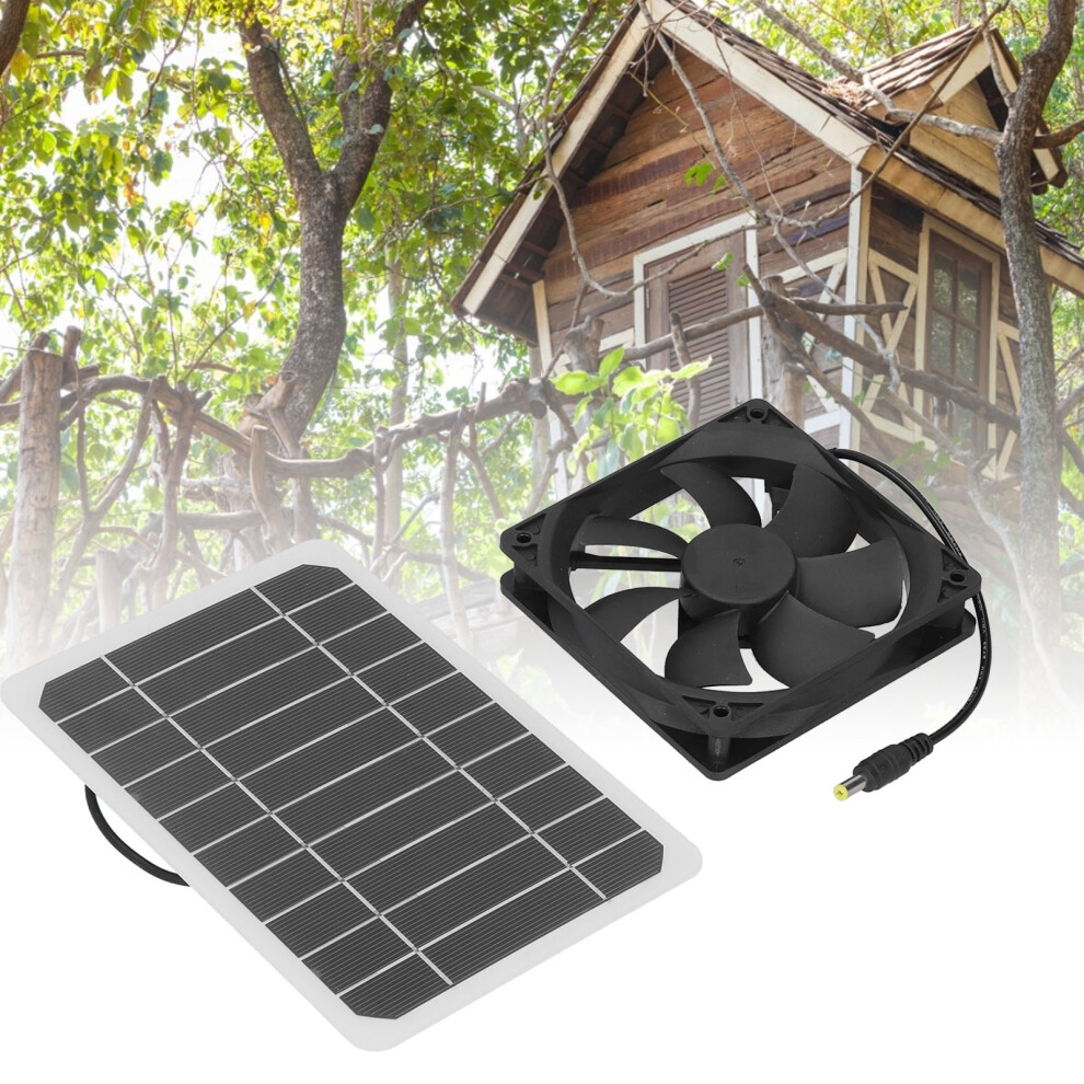 6W Solar Panel Mini Fan For Camping 7444352988778