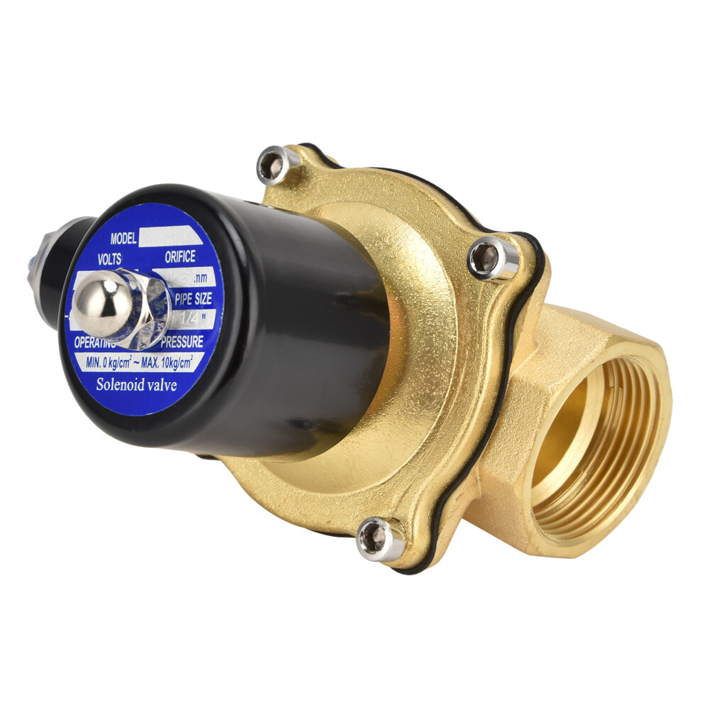 1-1/4" Brass NC Solenoid Valve 2W-320