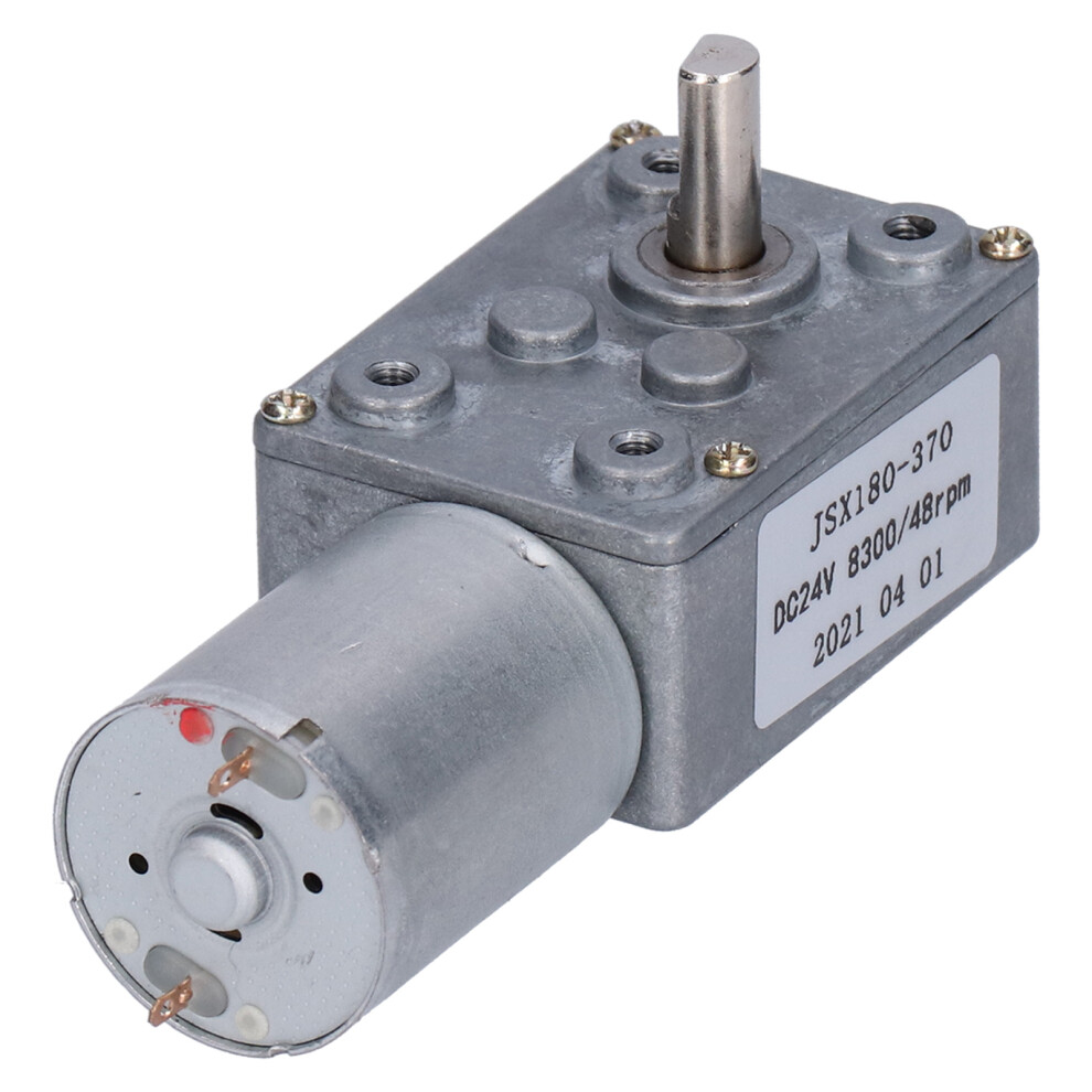 DC 24V Worm Gear Motor 48rpm JSX180-370