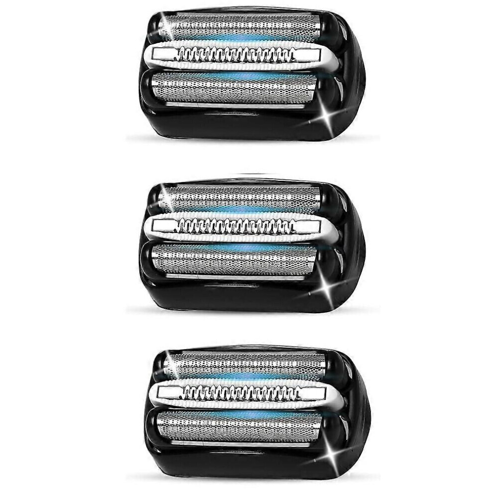 3 Pack Electric Replacement Heads for Series 3 Shavers, Compatible with 3040s, 3080s-4, 370cc, 3070cc, 3000s, 3010, 3090