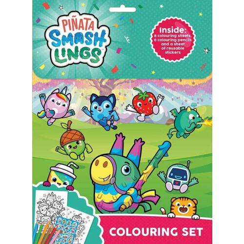 Piñata Smashlings Colouring Set