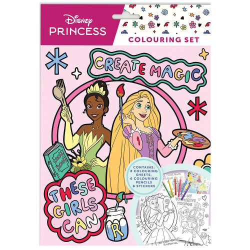 Disney Princess Colouring Set 2