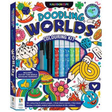 Doodling Worlds Colouring Kit