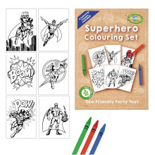 Sustainable Superhero Colouring Set