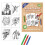 Sustainable Superhero Colouring Set 1