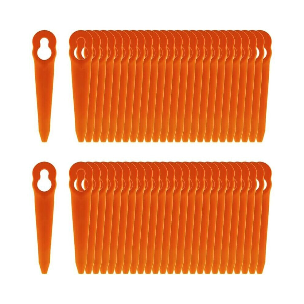 100 Plastic Blades For Cordless Grass Trimmer Compatible With Polycut 2-2 Polycut 3-2 Fsa 45 Fsa 57 Fse 52 9193278882377