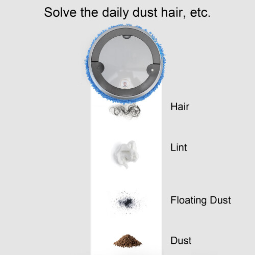 Sprayable Mopping Robot 2400mAh Silver Gray