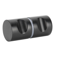 Black Glass Door Pull for Bathroom Cabinet