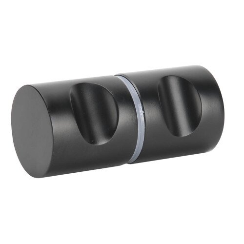Black Glass Door Pull for Bathroom Cabinet