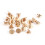 Solid Brass Screwback Studs for Leather 4