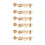 Solid Brass Screwback Studs for Leather 9