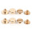 Solid Brass Screwback Studs for Leather 12