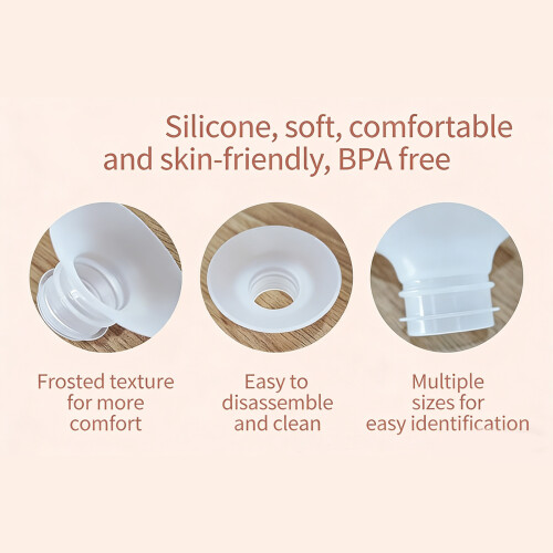 Soft Silicone Breast Pump Connector Adapter Convert 24mm-13mm 1
