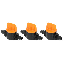 100Pcs 4/7 Barb Valve for Misting Tube Irrigation