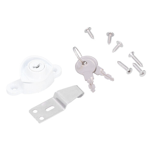 Security Sash Lock White Child Proof