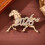 Broche cheval du zodiaque chinois à la mode pour-Couleur or 7