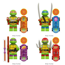 12PCS Teenage Mutant Ninja Turtles TV Movie Mini Figure Sets Horror Sci Fi