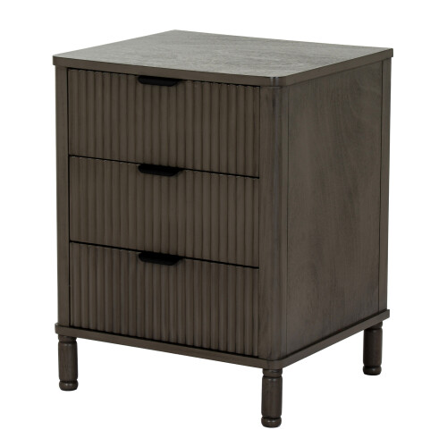 Reed Collection 3 Drawer Bedside Table 1