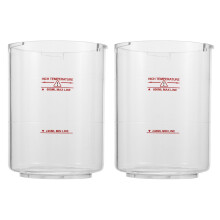 2Stk Hitzebeständiger Wasserspender ABS Transparent Für Steamer-Ersatz