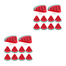 20Stk Wassermelon Spitze Topper Kunststoff Rot