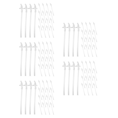 5Sets Lange Reusable Silikonhalme Mit Sicherem Design Für Kinder