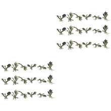 72Pcs DIY Transparent Mini Coffee Cup Charms for Keychain Decoration