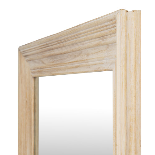 Washed Wood Large Framed Mirror 2