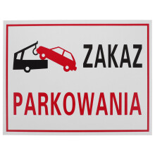 Mehrfarbiges Privates No Parking Warnschild Für Zufahrtschutz