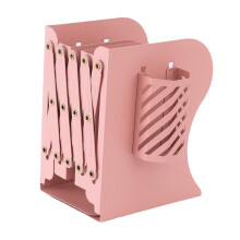 Supporto per libri espandibile rosa 7,5x5,9x3,9 pollici 420 g